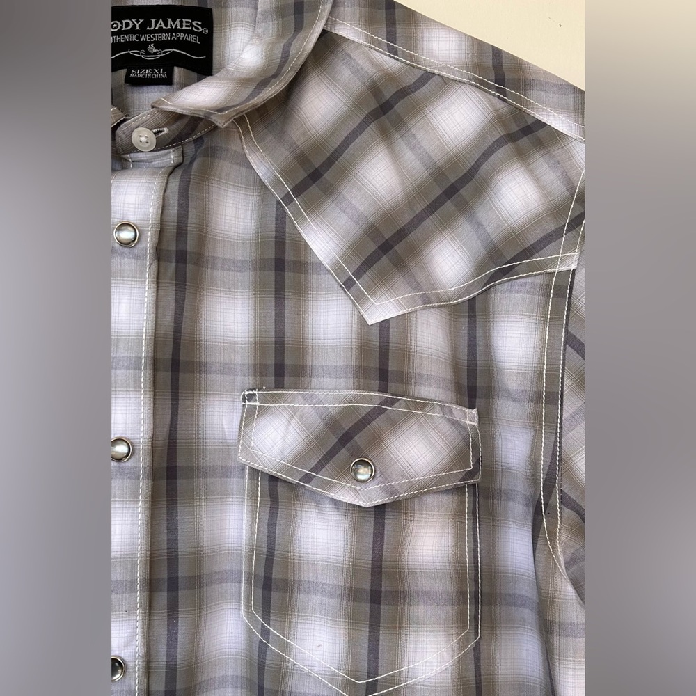 Cody James‎ Western Style Pearl Snap Shirt XL - Picture 2 of 11